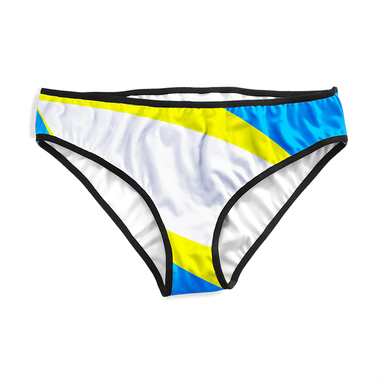 Jumper WhiteYellowBlue przód - Jumper Sport