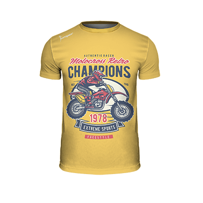 Motocross Retro Champion tył - Jumper Sport