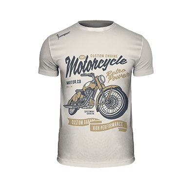 Retro Power Motorcycle przód - Jumper Sport