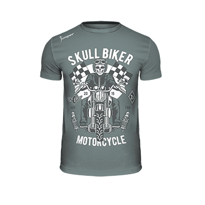 Skull Biker przód - Jumper Sport