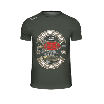 Steampunk Zeppelin przód - Jumper Sport